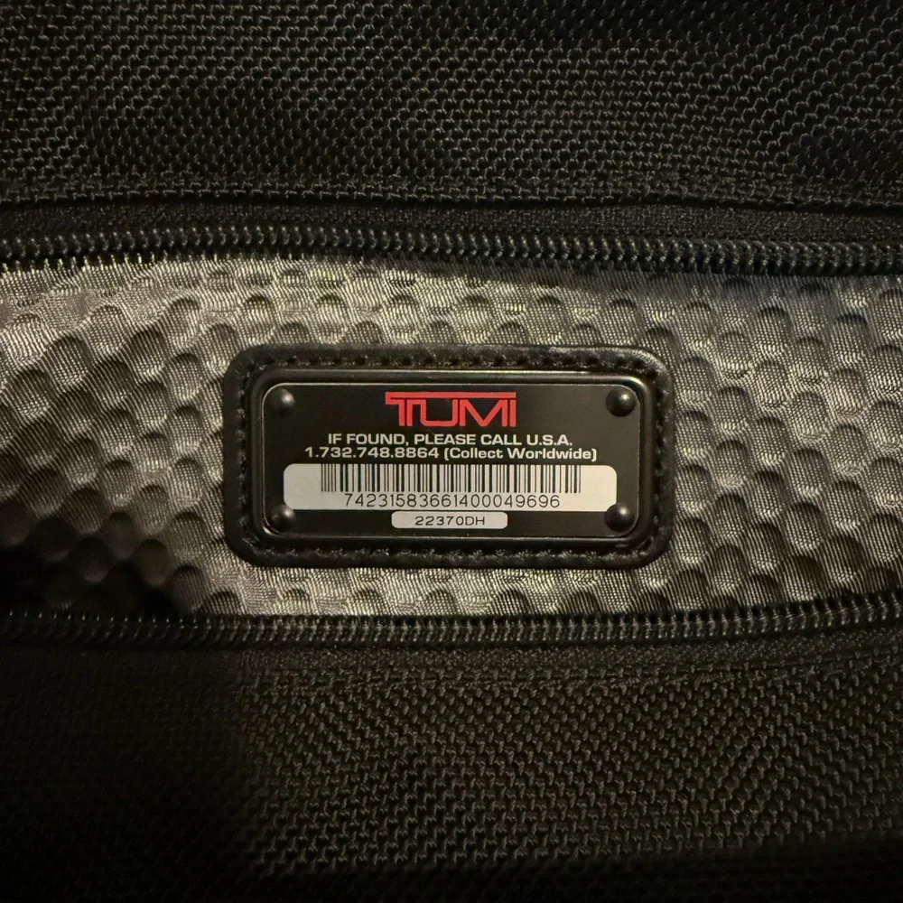 Tumi Alpha Deluxe Portfolio Messenger Bag